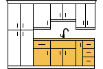 Raised Panel White Base Cabinet