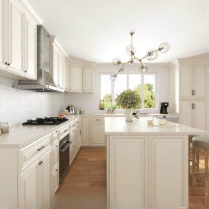 Charleston White Raised Panel Wall Skin Panel