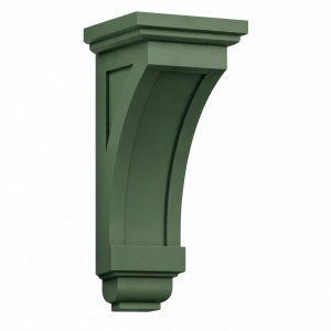Green Shaker Corbel 12 3/4″H